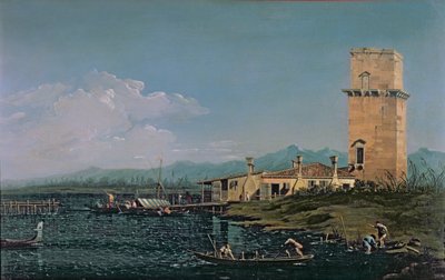 The Tower at Marghera by Giovanni Antonio Canal